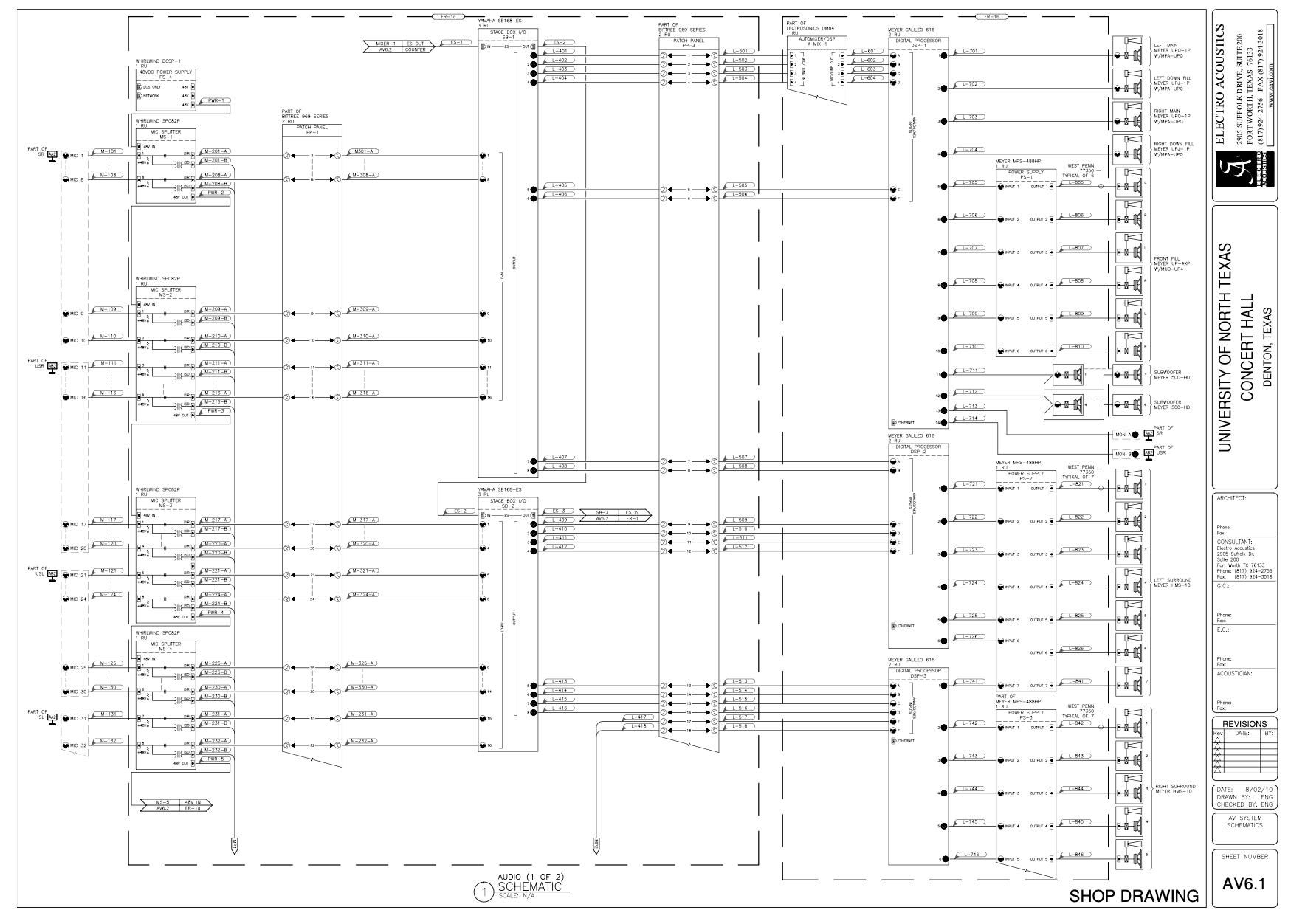 Design drawings for halls.